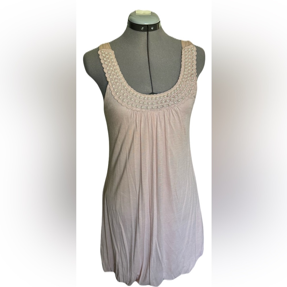 Soprano Pink Bubble Hem Dress